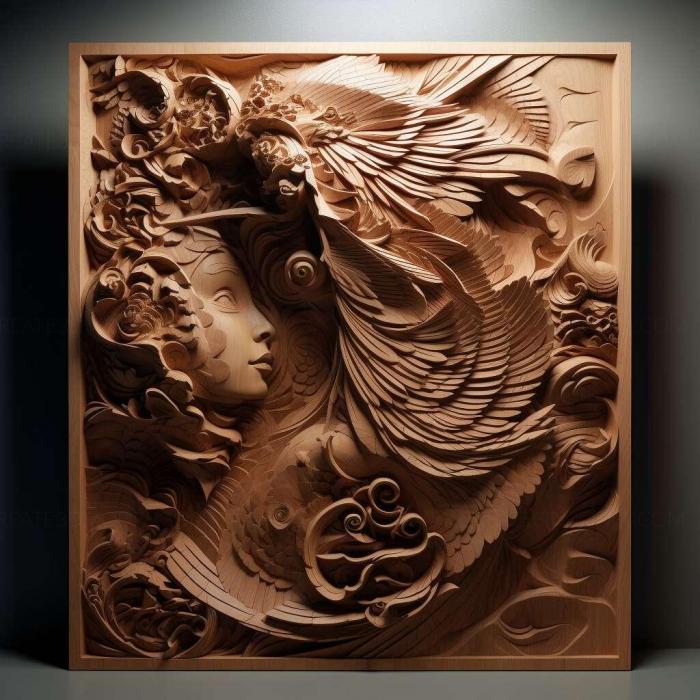 نموذج ثلاثي الأبعاد لآلة CNC 3D Art 